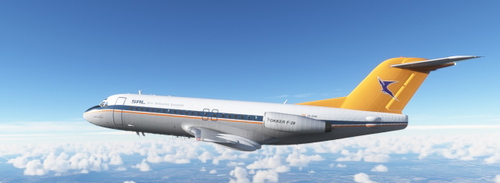 Fokker F28 Old South African Airways livery (Fictional)