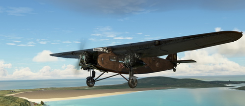 Ford Trimotor Cladh Hallan Air brown
