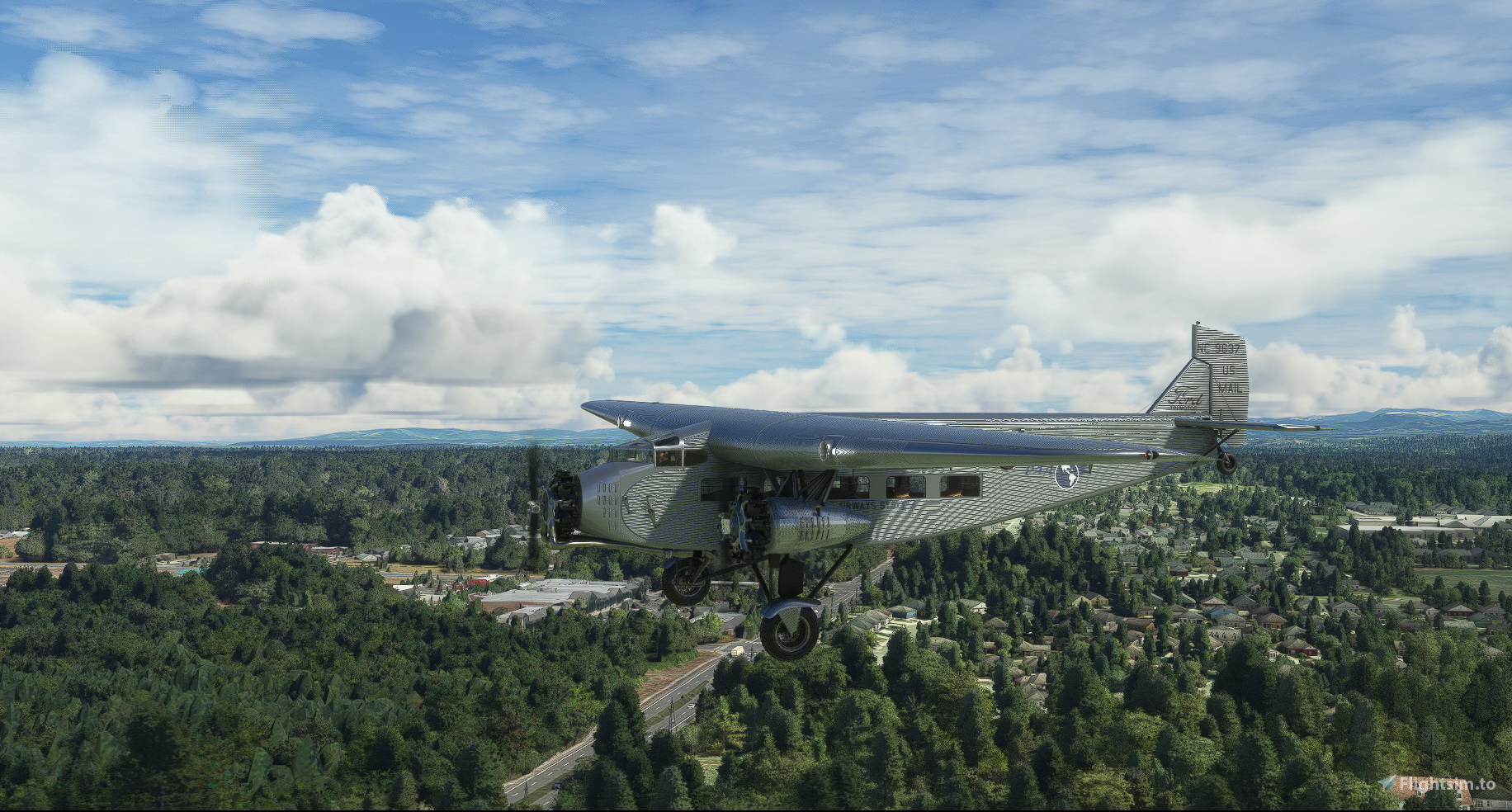 Ford Trimotor NC9637 Pan American for Microsoft Flight Simulator