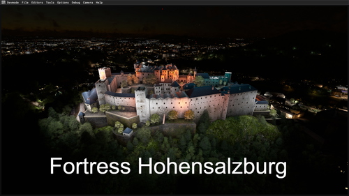 Fortres Hohensalzburg and City