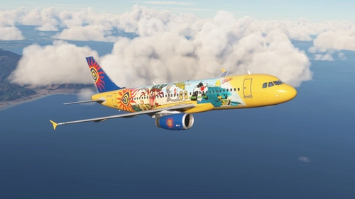 Freedom Air ZK-OJO (2006) - Looney Toons - Fenix A320 v2