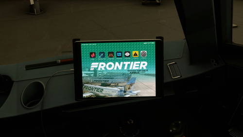 Frontier EFB Wallpaper | Fenix A320 Block 2