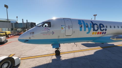 FSS - E-Jets 175 Flybe.com Cancer Research UK