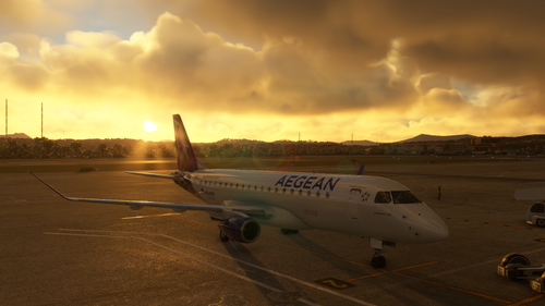 FSS E-Jets 175 (LW) Aegean Airlines (SX-NEW)