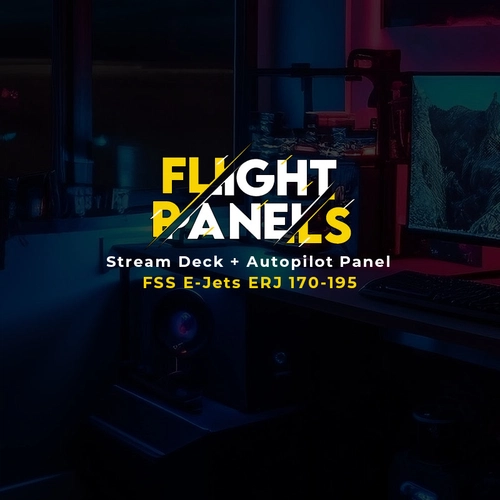 FSS E-Jets ERJ 170-195 Stream Deck + Autopilot Panel