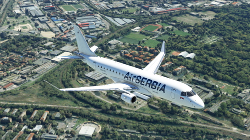 FSS E175 | Air Serbia SX-PTM (fictional)