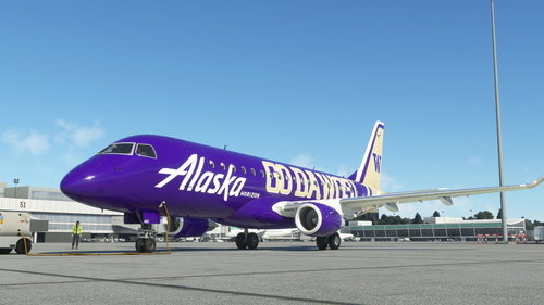 FSS Embraer 175 Alaska Horizon 'UW Huskies'