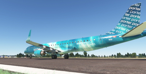FSS Porter Airlines E195 Fleet Pack 7