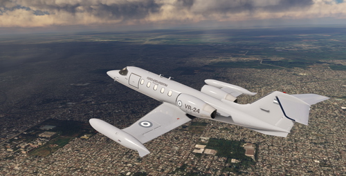 FSW Learjet 35A | Fuerza Aérea Argentina | VR-24 | 8K