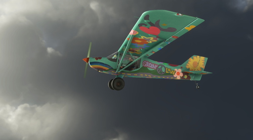 Flyboy Simulations RANS S6S Repaint Livery: G-roovy Love