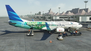 Garuda Indonesia (HUT RI 78 - From Nature to Future - Sustainable Aviation Fuel c/s) / PK-GFX thumbnail 4