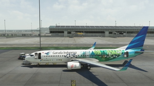 Garuda Indonesia (HUT RI 78 - From Nature to Future - Sustainable Aviation Fuel c/s) / PK-GFX thumbnail 5