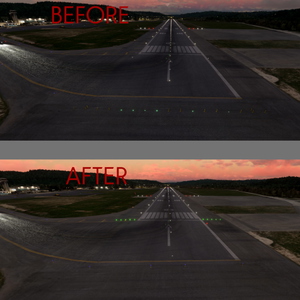 GAYA ENCN Kristiansand Kjevik Payware scenery  Improvements thumbnail 3