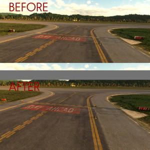 GAYA ENCN Kristiansand Kjevik Payware scenery  Improvements thumbnail 5