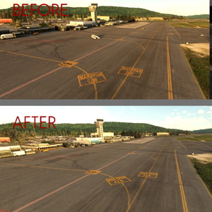 GAYA ENCN Kristiansand Kjevik Payware scenery  Improvements thumbnail 8