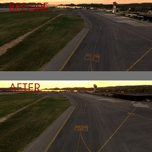 GAYA ENCN Kristiansand Kjevik Payware scenery  Improvements thumbnail 9