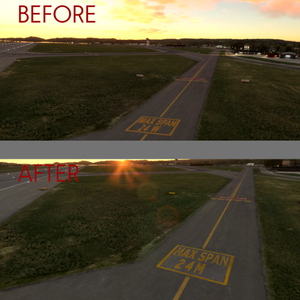 GAYA ENCN Kristiansand Kjevik Payware scenery  Improvements thumbnail 10