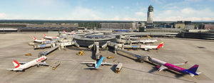 Gaya Simulations LOWW Vienna - Lights & Parking Enhancements thumbnail 3