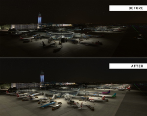 Gaya Simulations LOWW Vienna - Lights & Parking Enhancements thumbnail 14