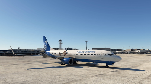 German Butterfly VA PMDG Boeing 737-800