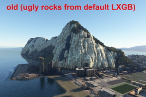 Gibraltar Terrain Fix (for default Asobo LXGB) thumbnail 2