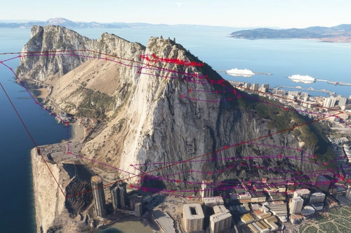 Gibraltar Terrain Fix (for default Asobo LXGB)