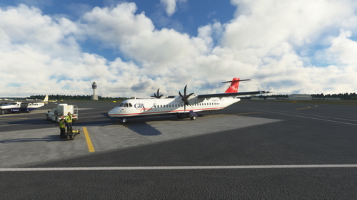 Gill Airways ATR72 G-BXYV
