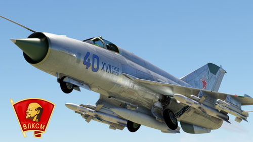 GKS MiG-21 SM "blue 40" Soviet Air Force 1974