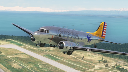 GlobalWings VA | DC-3 Freighter N7763L | US Army Air Corps Edition
