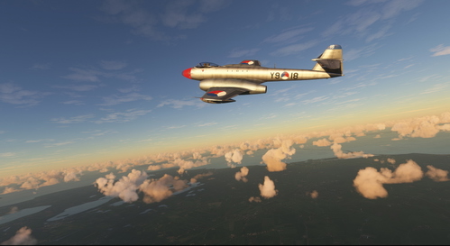 Gloster Meteor Mk.8 Dutch Air Force YG-18 No.323 squadron