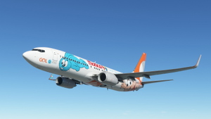 GOL -60 Anos turma da Mônica  - (PR-GXW) - Resolução 8k - PMDG 737-800 thumbnail 2