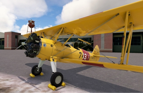 Golden Age Simulations (GAS) Boeing Stearman N41EE