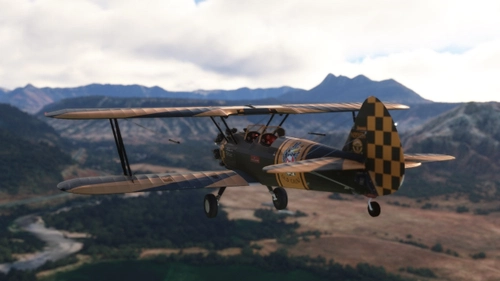 Golden Age Simulations Stearman Model 75 Old Crow Livery