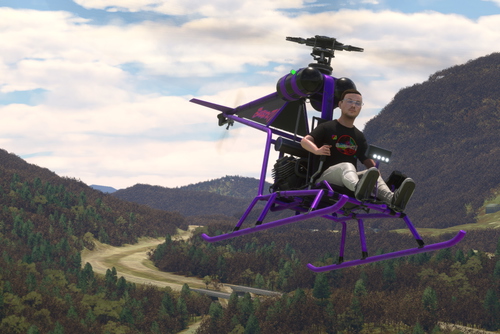 Got Friends Mozzie Expiremental Helicopter "BurstixTV" Livery