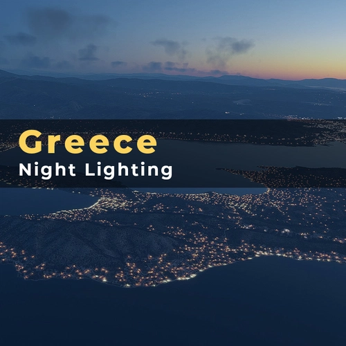 Greece Night Lighting