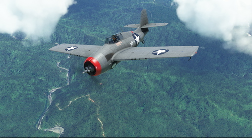 Grumman F4F-4 Wildcat VMF-224 #1 Major Robert Galer