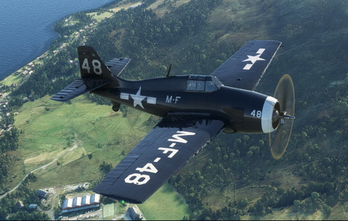 Grumman F4F-4 Wildcat VMF-224 #48