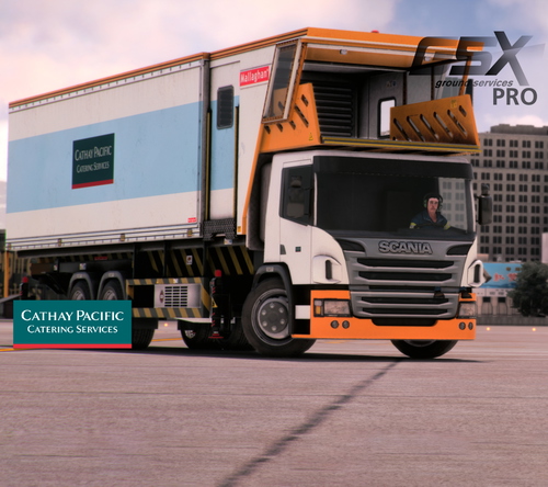 GSX Cathay Catering Texture Replacement