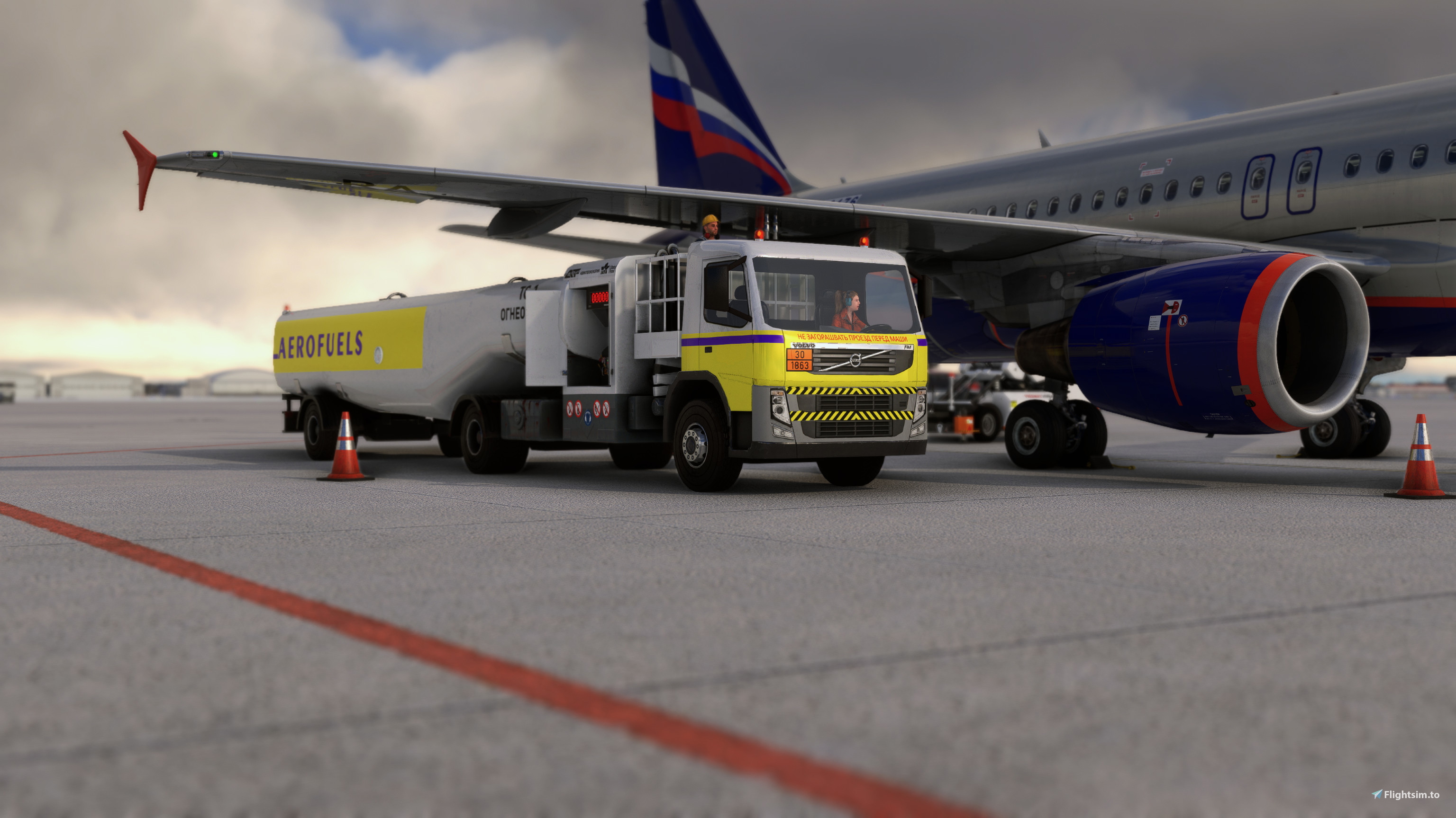 Flight Point Lorry GSX Fuel Truck Livery Aerofuels - MSFS Add-on - Flightsim.to