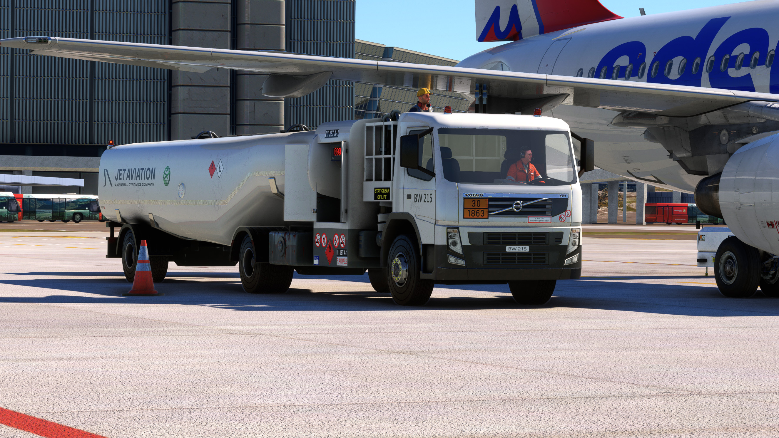 GSX Fuel Truck Livery Jet Aviation - Image 1