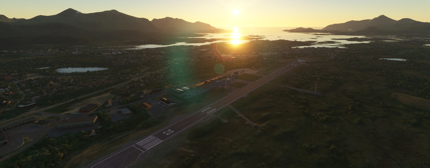 GSX Pro Freeware Series ENLK Leknes Airport Profile for Microsoft ...