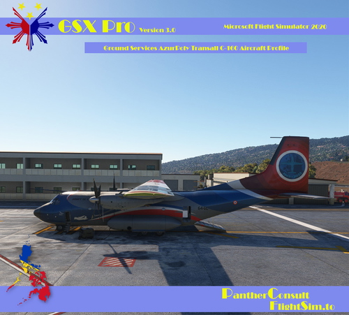 GSX Pro Ground Services AzurPoly Transall C-160 Aircraft Profile