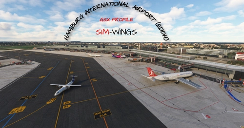 GSX PRO: Hamburg International Airport (EDDH) (Sim Wings)