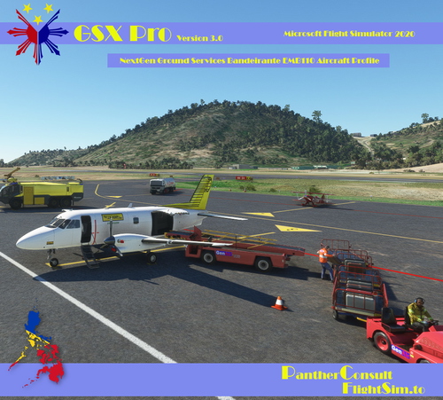 GSX Pro Ground Services NextGen Bandeirante EMB110 Aircraft Profile