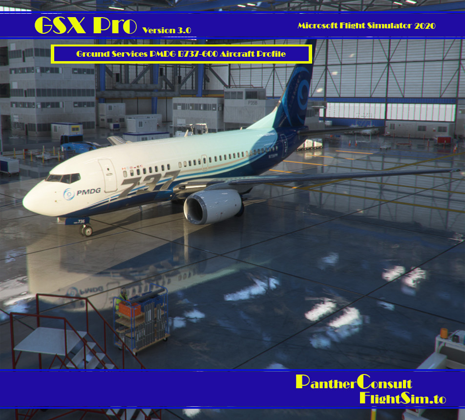 GSX Pro Ground Services PMDG B737-600 Aircraft Profile - Image 1