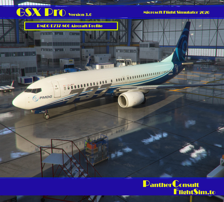 GSX Pro Ground Services PMDG B737-800 Aircraft Profile - Image 1