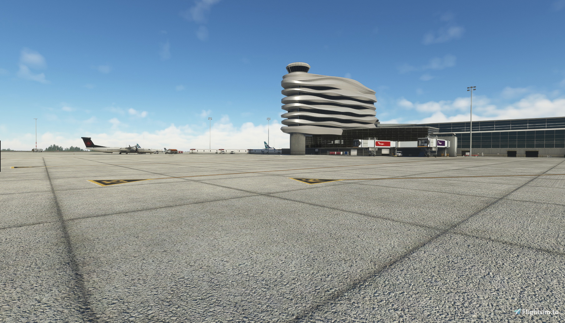 GSX profile - Edmonton Airport CYEG (FSimStudios) - Image 1