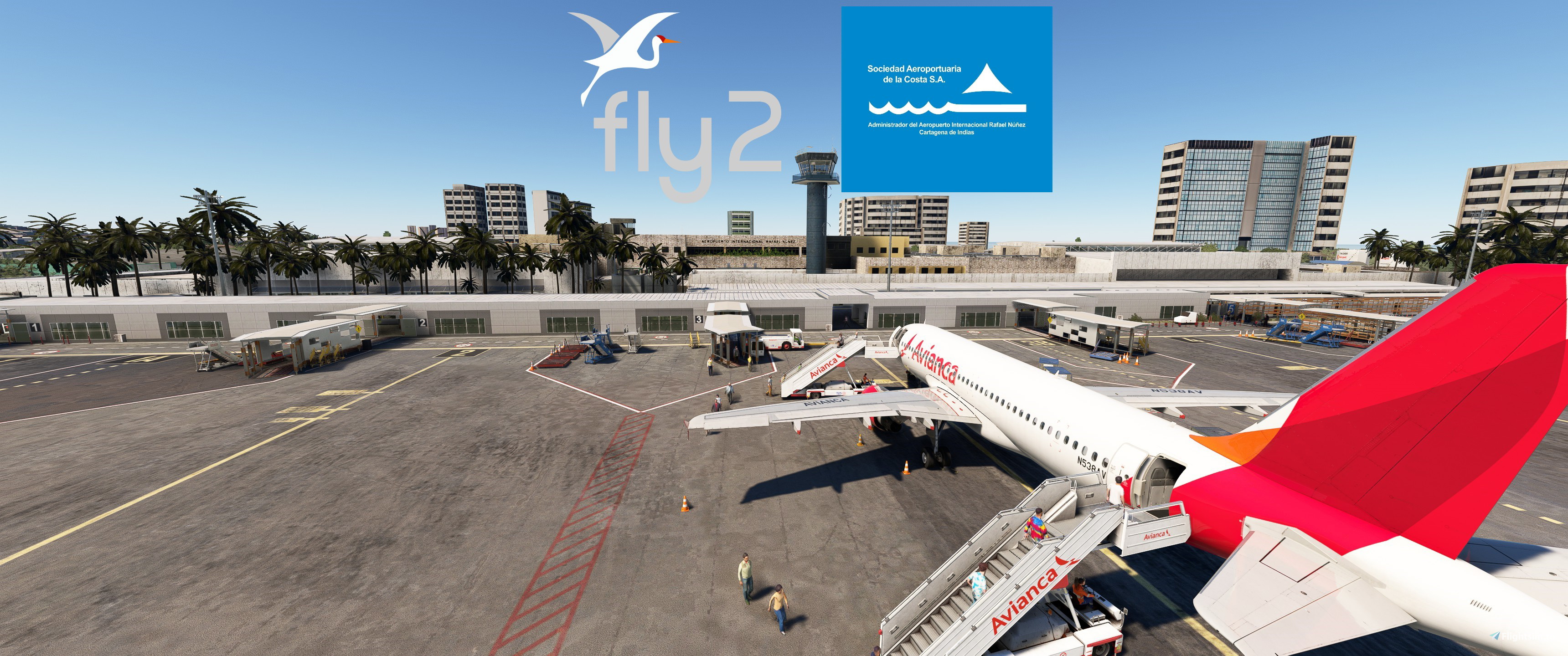 GSX Profile - Fly 2 High  Rafael Núñez Intl. (SKCG) - Image 1