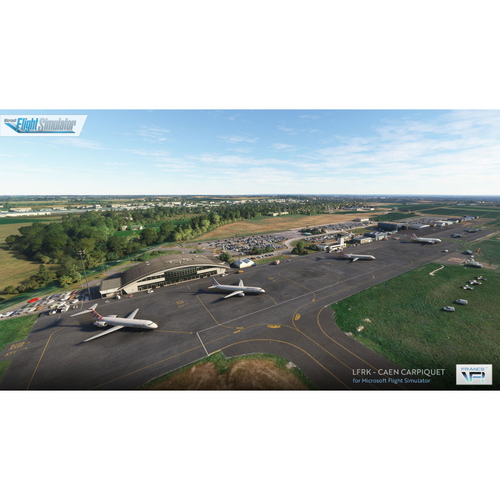 GSX profile LFRK-France VFR  (Caen-Carpiquet Airport)