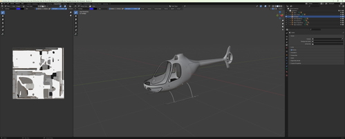 Guimbal Cabri G2 Blender 3D and GIMP 2D Paint Kit and Tutorial